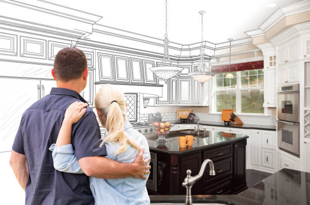 Professional Kitchen Island Installation technician working in Marine On Saint Croix, MN